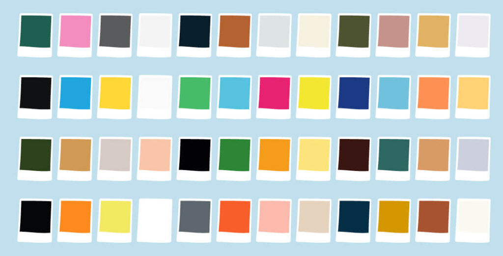 voiceover branding colour palette samples