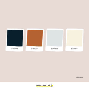 Summer season brand personality colour palette