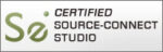 Certified Source Connect studio logo.