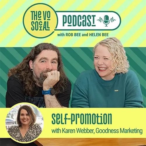 voiceover social podcast with karen webber